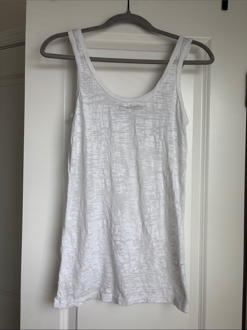 Alternative White Scoop Neck Tank Top